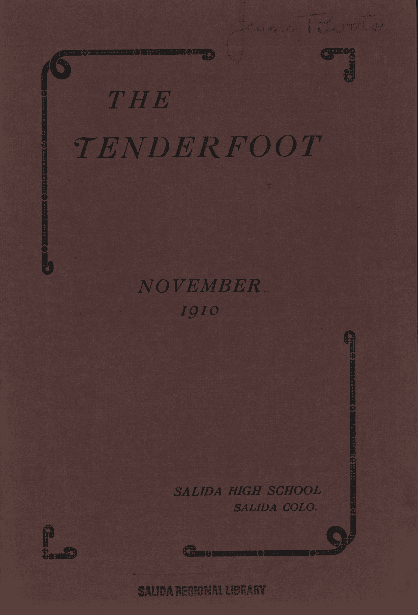 Tenderfoot Nov 1910 thumb