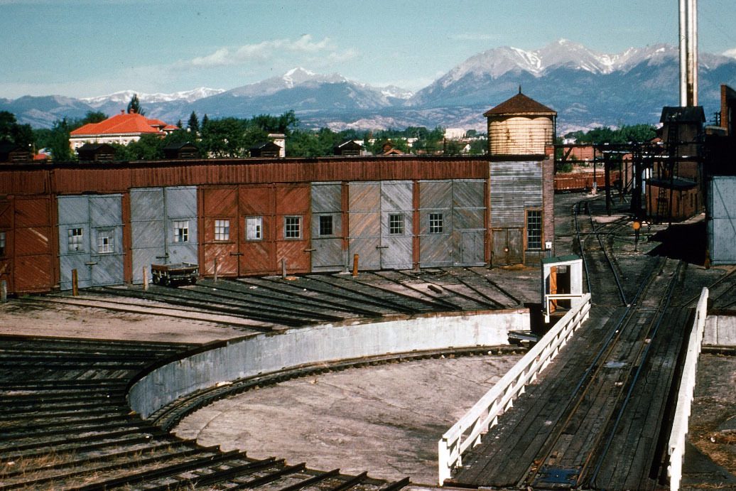 Denver and Rio Grande Roundhouse ca. 1950s.RJacksonColl